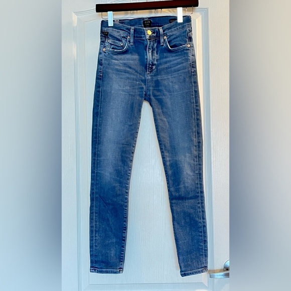 Citizens Of Humanity Denim - Citizens Of Humanity Rocket Crop High Rise Skinny Jeans Sz 24 Minimalist Classic